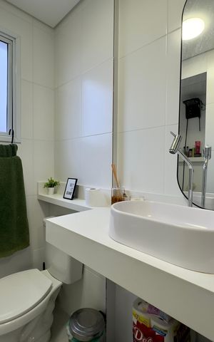 Apartamento à venda com 48m², 2 quartos e 1 vaga Apartamento à venda com 48m², 2 quartos e 1 vagaBanheiro
