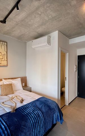 Studio para alugar com 27m², 1 quarto e sem vagaQuarto