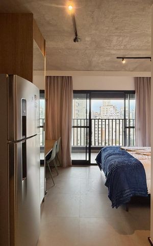 Studio para alugar com 27m², 1 quarto e sem vagaCozinha 
