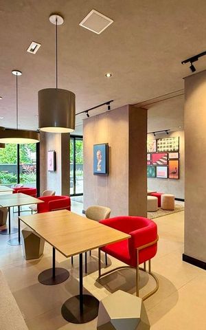 Studio para alugar com 27m², 1 quarto e sem vagaLounge
