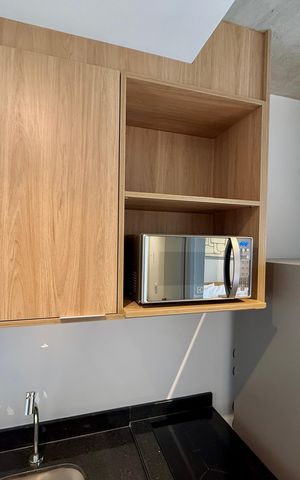 Studio para alugar com 27m², 1 quarto e sem vagaCozinha 