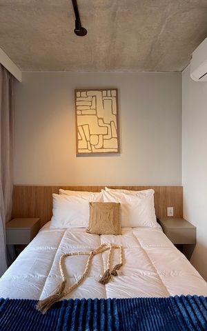 Studio para alugar com 27m², 1 quarto e sem vagaQuarto