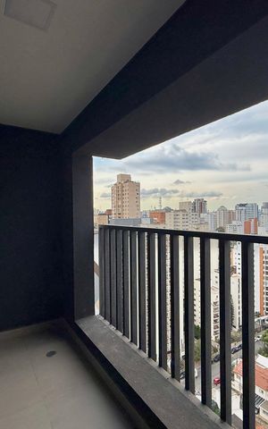 Studio para alugar com 27m², 1 quarto e sem vagaSacada 