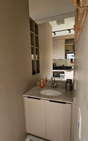 Apartamento à venda com 27m², 1 quarto e sem vaga Apartamento à venda com 27m², 1 quarto e sem vagaBanheiro