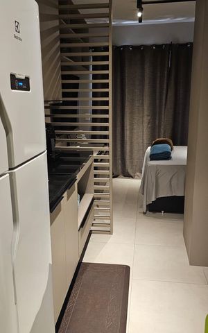 Apartamento à venda com 27m², 1 quarto e sem vaga Apartamento à venda com 27m², 1 quarto e sem vagaSala/Quarto