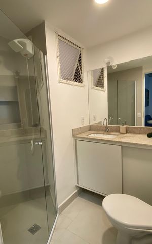 Apartamento para alugar com 98m², 3 quartos e 1 vaga Apartamento para alugar com 98m², 3 quartos e 1 vagaBanheiro social