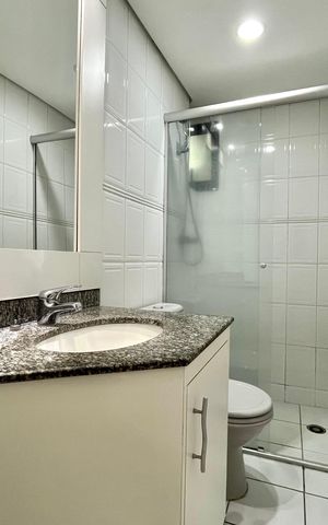 Apartamento para alugar com 85m², 3 quartos e 2 vagas Apartamento para alugar com 85m², 3 quartos e 2 vagasBanheiro Corredor