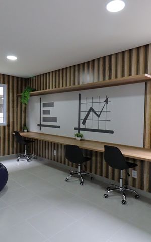 Apartamento para alugar com 38m², 2 quartos e 1 vagaÁrea comum - CoWorking