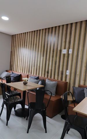 Apartamento para alugar com 38m², 2 quartos e 1 vagaÁrea comum - Salão de festas
