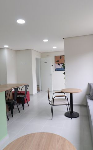 Apartamento para alugar com 38m², 2 quartos e 1 vagaÁrea comum - Espaço Gourmet