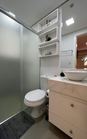 Apartamento para alugar com 63m², 3 quartos e 1 vaga Apartamento para alugar com 63m², 3 quartos e 1 vagaBanheiro