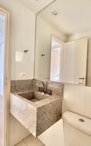 Apartamento para alugar com 54m², 1 quarto e 1 vaga Apartamento para alugar com 54m², 1 quarto e 1 vagaBanheiro