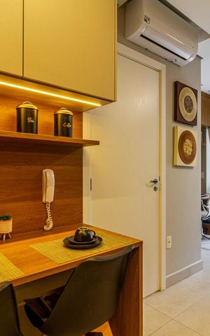 Apartamento à venda com 42m², 1 quarto e sem vagaCozinha