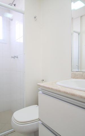 Apartamento à venda com 161m², 3 quartos e 3 vagasBanheiro da Suíte 2