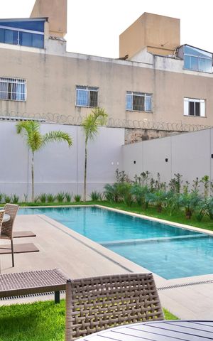 Apartamento à venda com 62m², 3 quartos e 2 vagas Apartamento à venda com 62m², 3 quartos e 2 vagasÁrea comum - Piscina
