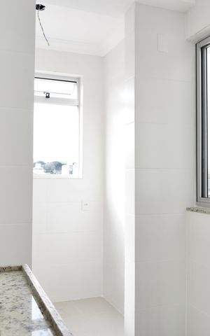 Apartamento à venda com 62m², 3 quartos e 2 vagas Apartamento à venda com 62m², 3 quartos e 2 vagasCozinha e Área de Serviço