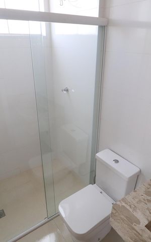 Apartamento para alugar com 80m², 2 quartos e 2 vagasBanheiro do Quarto 1