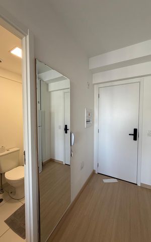 Studio para alugar com 28m², 1 quarto e sem vaga