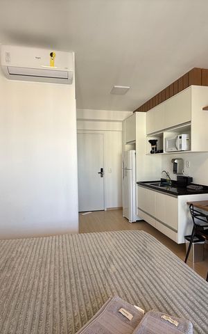 Studio para alugar com 28m², 1 quarto e sem vaga