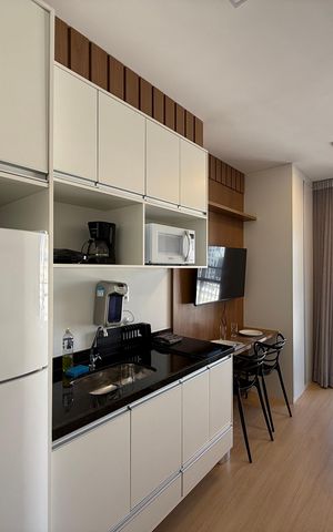 Studio para alugar com 28m², 1 quarto e sem vaga