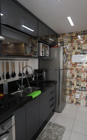 Apartamento para alugar com 50m², 2 quartos e 1 vagaCozinha e Área de Serviço