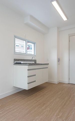 Apartamento à venda com 30m², 1 quarto e sem vaga Apartamento à venda com 30m², 1 quarto e sem vagaSala/Cozinha