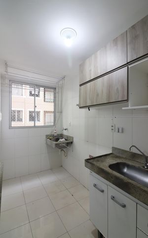 Apartamento à venda com 49m², 2 quartos e 1 vagaCozinha e Área de Serviço