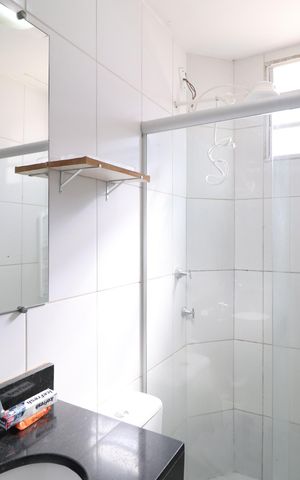 Apartamento para alugar com 44m², 2 quartos e 1 vagaBanheiro Social