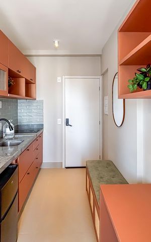 Studio para alugar com 25m², 1 quarto e sem vaga