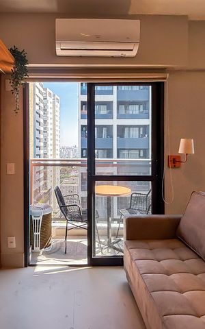 Studio para alugar com 25m², 1 quarto e sem vaga
