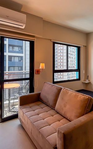 Studio para alugar com 25m², 1 quarto e sem vaga