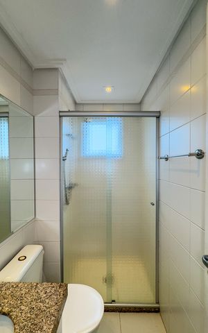 Apartamento à venda com 95m², 3 quartos e 2 vagasBanheiro da Suíte