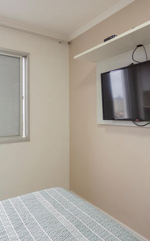 Apartamento à venda com 48m², 2 quartos e 1 vagaQuarto 1 