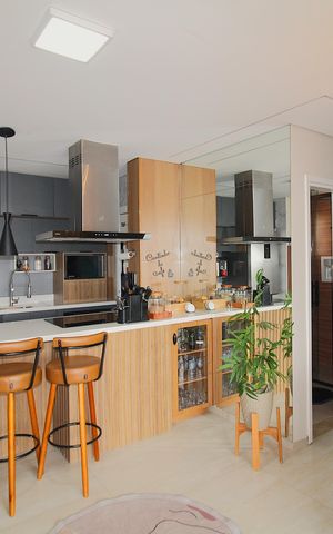 Apartamento para alugar com 75m², 2 quartos e 2 vagasSala / Cozinha