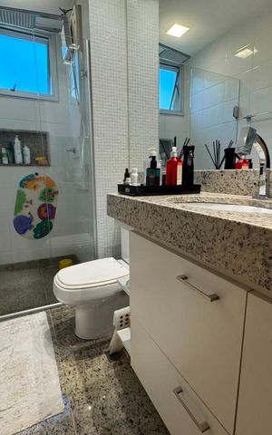 Apartamento à venda com 83m², 2 quartos e 2 vagas Apartamento à venda com 83m², 2 quartos e 2 vagasbanheiro 1