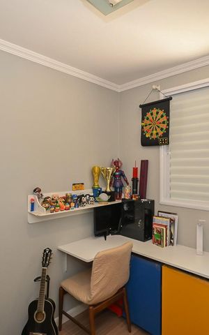 Apartamento à venda com 83m², 3 quartos e 2 vagasQuarto 2
