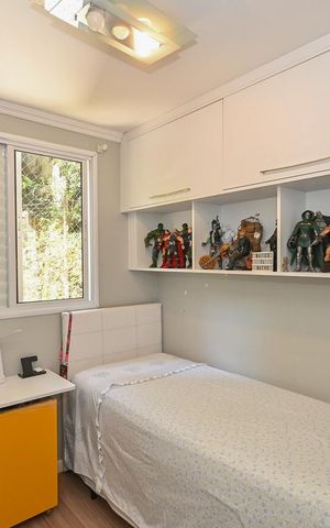 Apartamento à venda com 83m², 3 quartos e 2 vagasQuarto 2