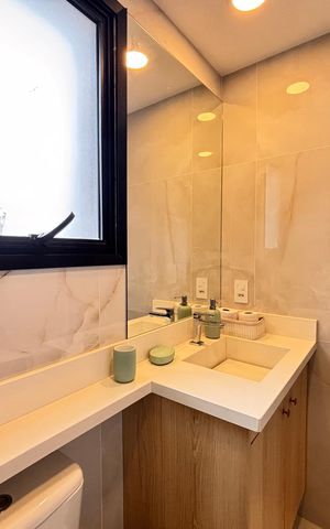 Studio à venda com 24m², 1 quarto e sem vaga Studio à venda com 24m², 1 quarto e sem vagaBanheiro