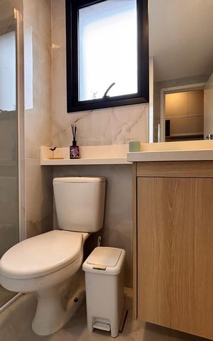 Studio à venda com 24m², 1 quarto e sem vaga Studio à venda com 24m², 1 quarto e sem vagaBanheiro