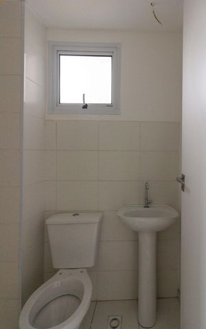 Apartamento à venda com 42m², 2 quartos e 1 vagaBanheiro da suíte 