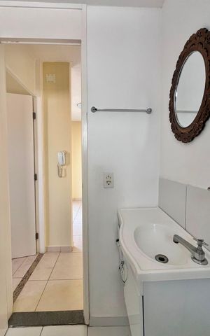 Apartamento para alugar com 41m², 2 quartos e 1 vaga Apartamento para alugar com 41m², 2 quartos e 1 vagaBanheiro