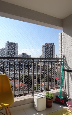 Apartamento à venda com 47m², 2 quartos e 1 vagaVaranda