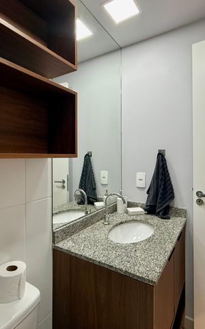 Studio à venda com 29m², 1 quarto e sem vaga Studio à venda com 29m², 1 quarto e sem vagaBanheiro