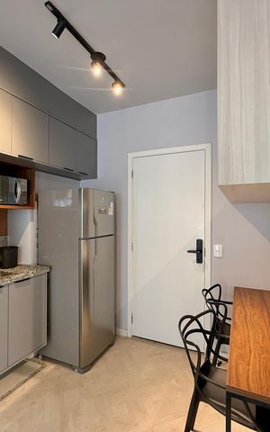 Studio à venda com 29m², 1 quarto e sem vaga Studio à venda com 29m², 1 quarto e sem vagaCozinha