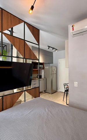 Studio à venda com 29m², 1 quarto e sem vaga Studio à venda com 29m², 1 quarto e sem vagaQuarto