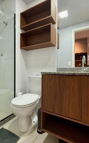 Studio à venda com 29m², 1 quarto e sem vaga Studio à venda com 29m², 1 quarto e sem vagaBanheiro