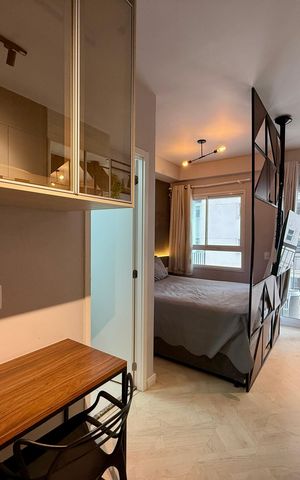 Studio à venda com 29m², 1 quarto e sem vaga Studio à venda com 29m², 1 quarto e sem vagaCozinha