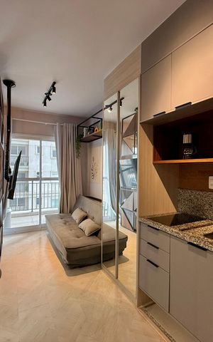 Studio à venda com 29m², 1 quarto e sem vaga Studio à venda com 29m², 1 quarto e sem vagaCozinha