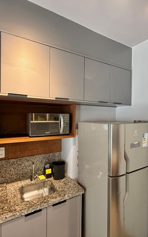 Studio à venda com 29m², 1 quarto e sem vaga Studio à venda com 29m², 1 quarto e sem vagaCozinha