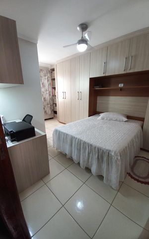 Casa de condomínio à venda com 66m², 2 quartos e 1 vagaQuarto